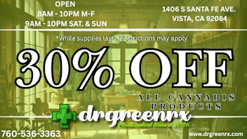 drgreenrx 30% OFF STOREWIDE!