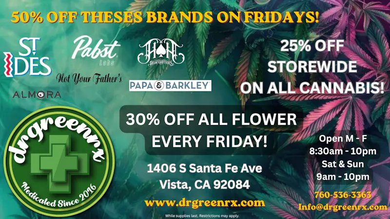 drgreenrx 50% OFF FRIDAYS!