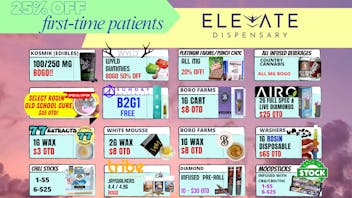 Elevate Dispensary Shake OZ 3 for $40 OTD