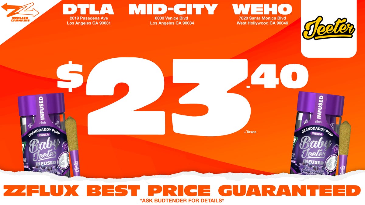 ZZFLUX Jeeter Best Price Guaranteed