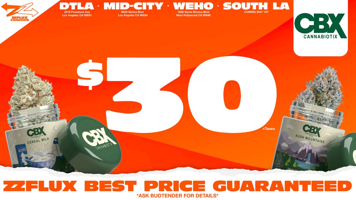 ZZFLUX CBX Best Price Guaranteed Monday