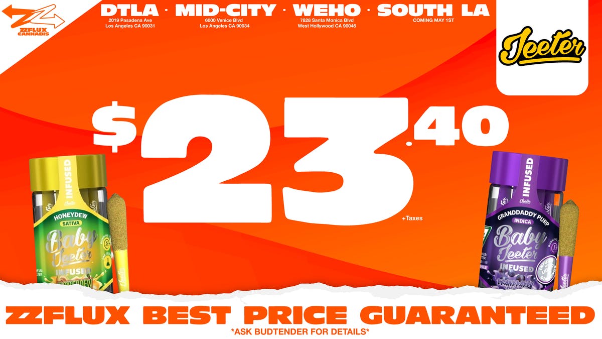 ZZFLUX Jeeter Best Price Guaranteed