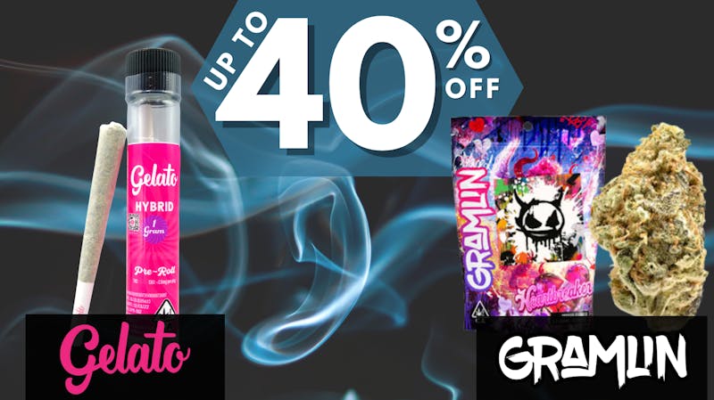 Roots Dispensary 40% OFF GRAMLIN | 30% OFF GELATO | SUNDAY FUNDAY!