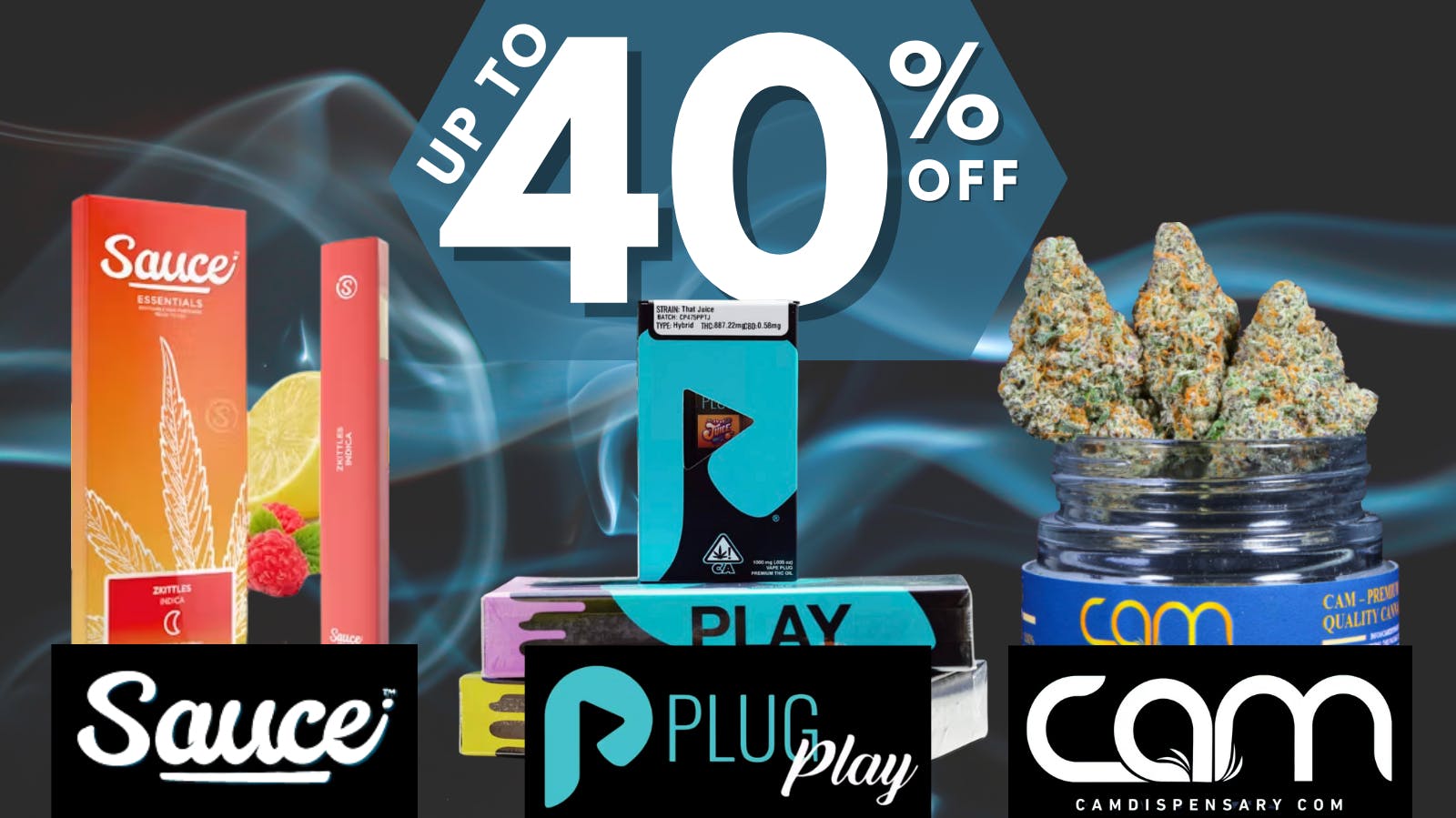 Roots Dispensary UP TO 40% OFF SAUCE, PLUG PLAY & CAM SATURDAYS
