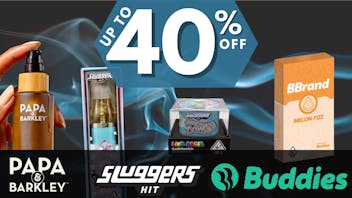 Roots Dispensary Up to 40% OFF SLUGGERS, BUDDIES, PAPA & BARKLEY!