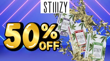 Roots Dispensary 50% off STIIIZY