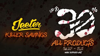 Roots Dispensary 30% OFF ALL JEETER PRODUCTS!
