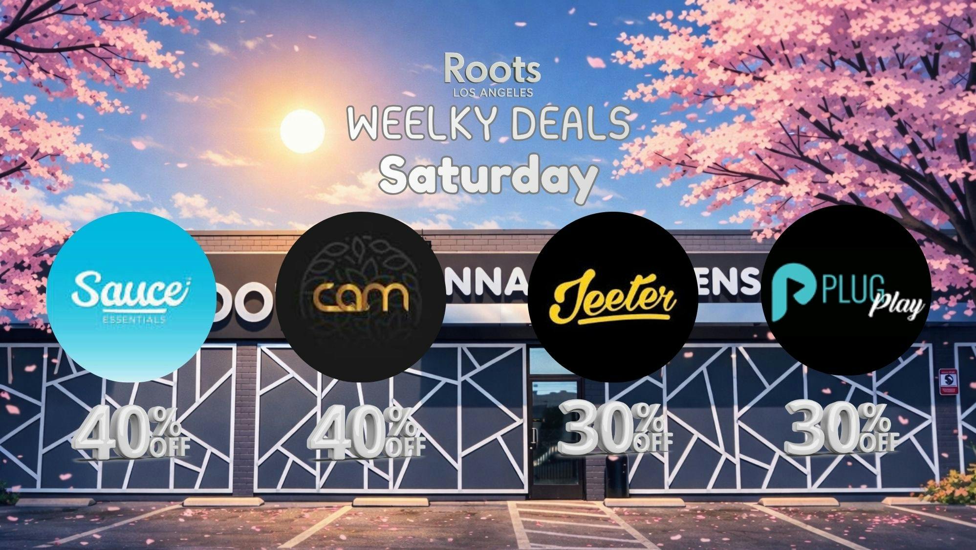 Roots Dispensary UP TO 40% OFF SAUCE, PLUGPLAY, CAM, JEETER