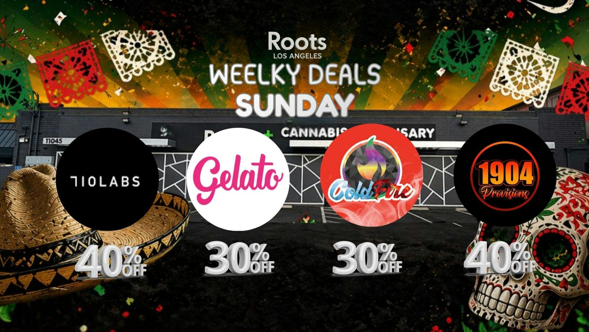 Roots Dispensary UP TO 40% OFF 710 LABS, GELATO, 1904 & COLDFIRE