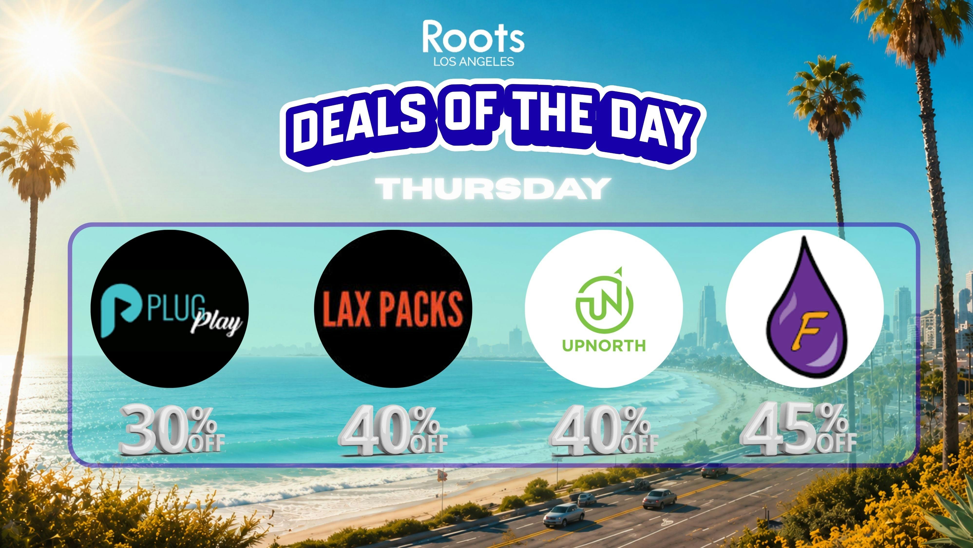 Roots Dispensary UP TO 45% OFF FLAVORADE, PLUGPLAY, LAX & UPNORTH