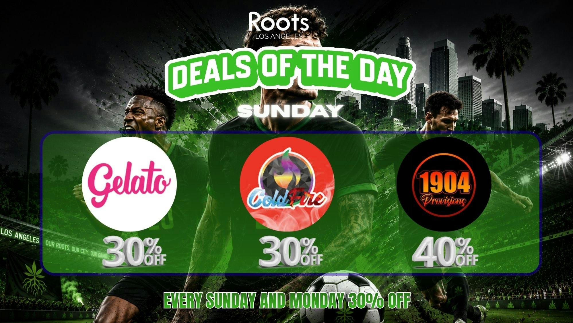 Roots Dispensary UP TO 40% 1904, GELATO, & COLDFIRE