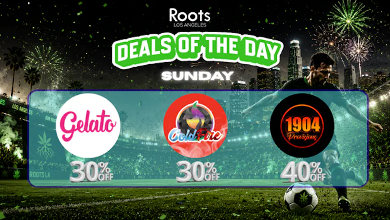 Roots Dispensary UP TO 40% 1904, GELATO, & COLDFIRE