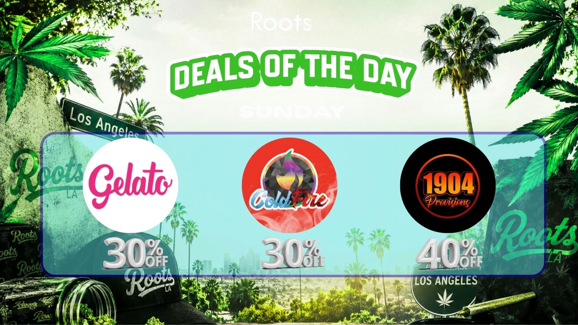 Roots Dispensary UP TO 40% 1904, GELATO, & COLDFIRE