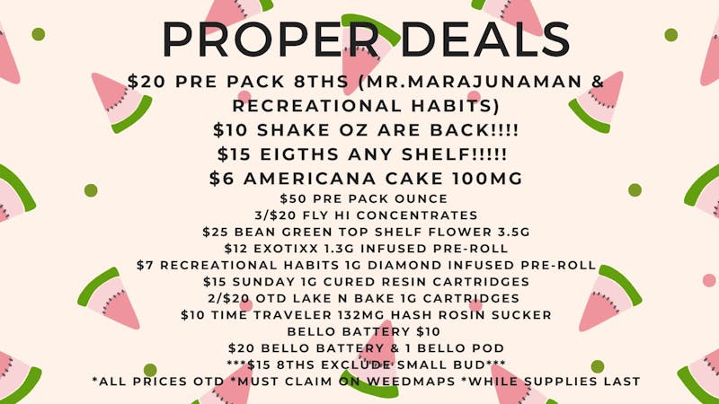 Proper Cannabis of Norman ProperWeeklyDeals