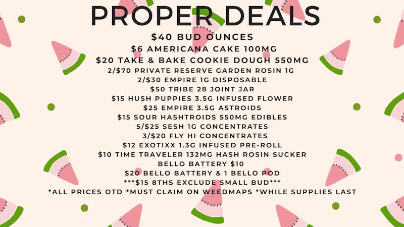 Proper Cannabis of Norman ProperWeeklyDeals