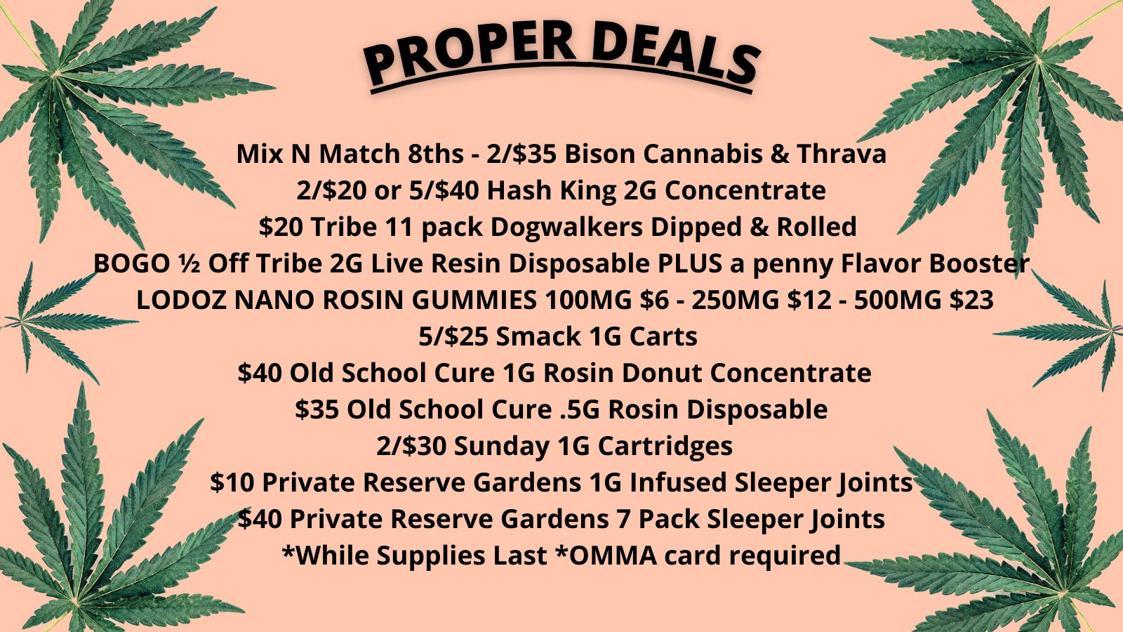 Proper Cannabis of Norman ProperWeeklyDeals