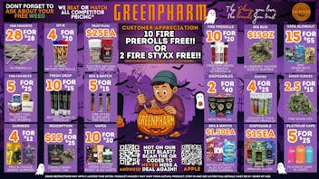 Green Pharm - Bay City - Recreational Free Fire Styxx Or Prerolls
