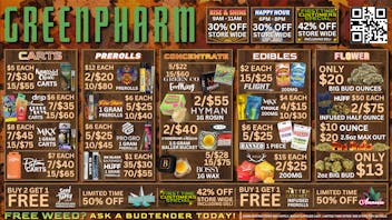 Green Pharm - Camden - NOW OPEN! OPEN FRIDAY !! 9AM-10PM | 42% OFF STOREWIDE