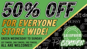 Green Pharm - Camden - NOW OPEN! BLACK FRIDAY 50% OFF STOREWIDE!!! 100 FREE BAGS!!!