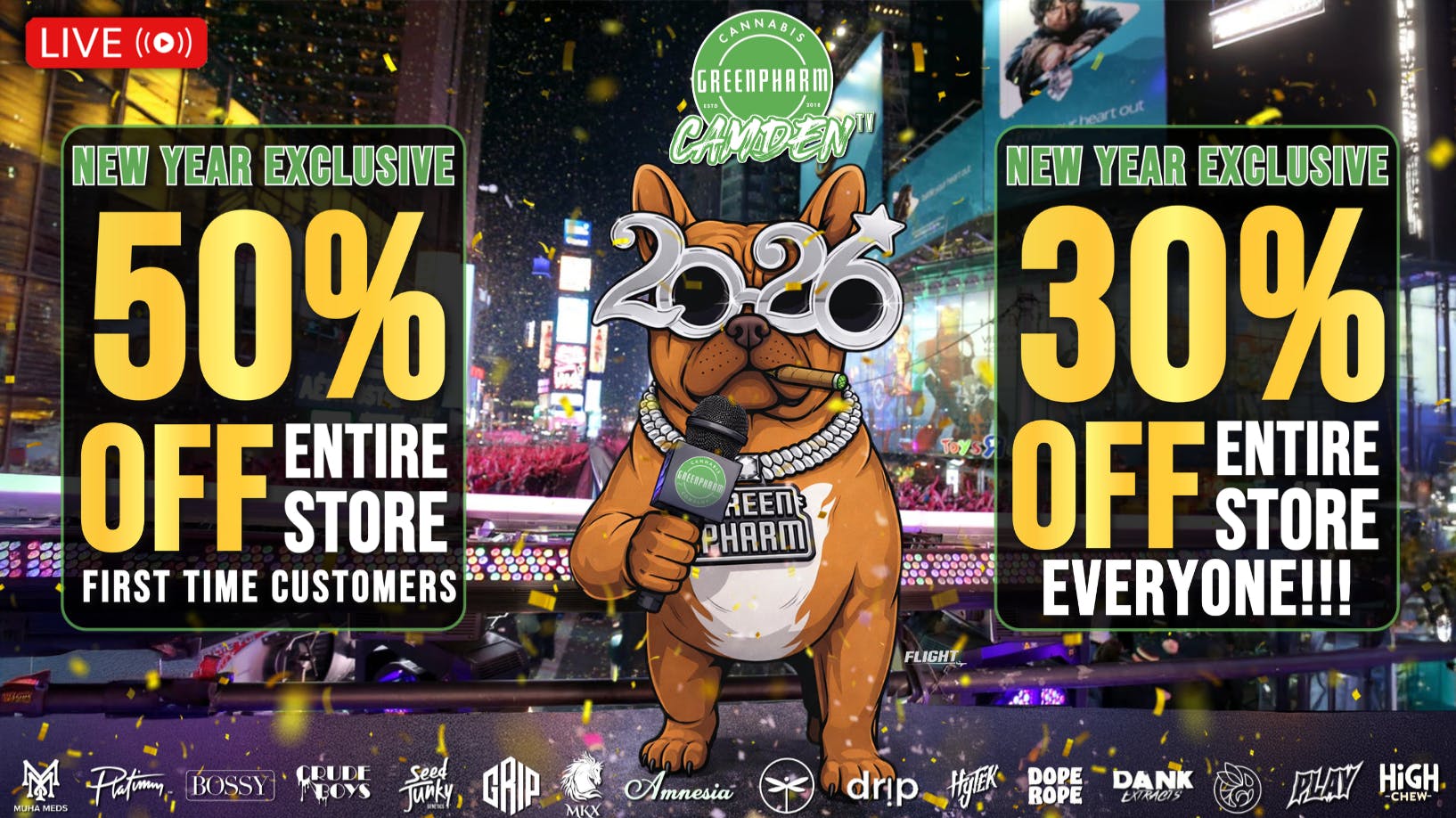 Green Pharm - Camden - NOW OPEN! 50% OFF FIRST TIMERS ENTIRE STORE 30% OFF EVERYONE