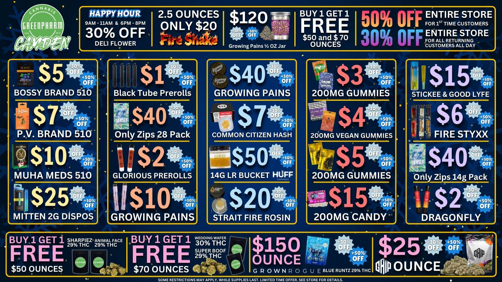 Green Pharm - Camden - NOW OPEN! 50% OFF FIRST TIMERS ENTIRE STORE 30% OFF EVERYONE