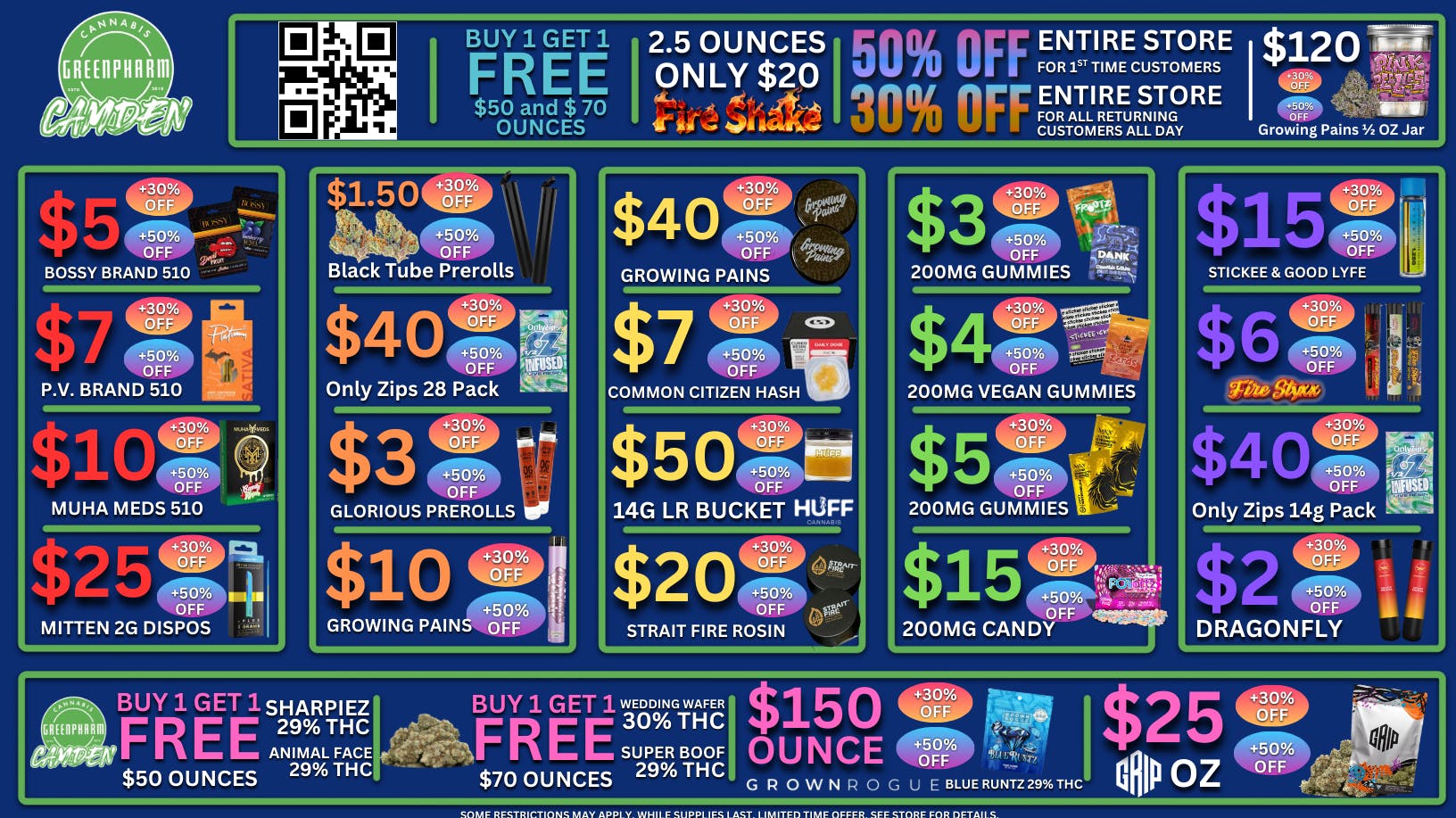 Green Pharm - Camden - NOW OPEN! 50% OFF FIRST TIMERS ENTIRE STORE 30% OFF EVERYONE