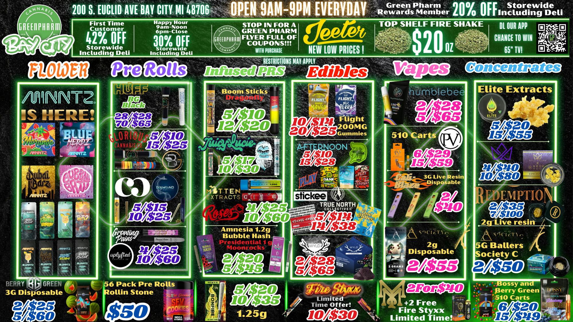 Green Pharm - Bay City - Recreational FIRE SALES & 42% off for First Timers