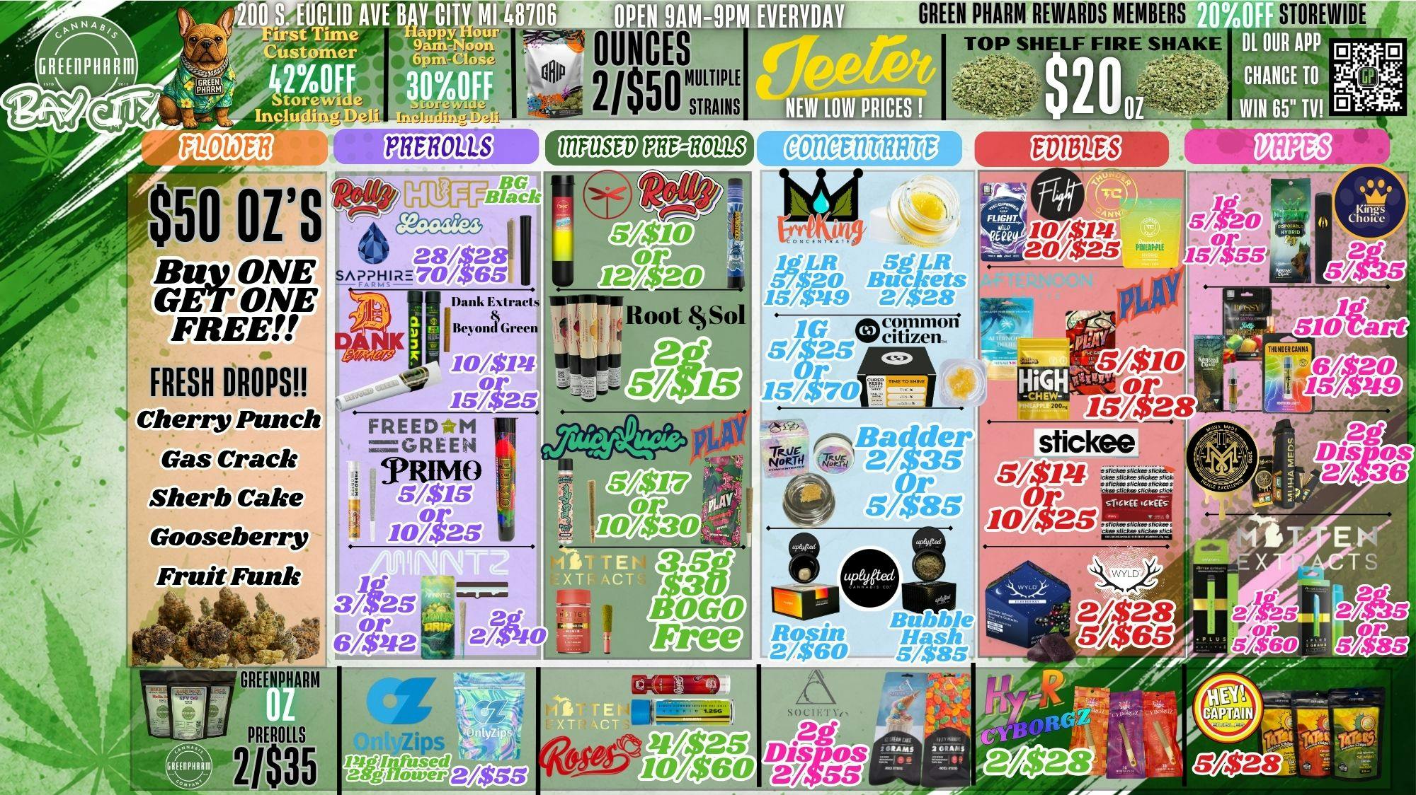 Green Pharm - Bay City - Recreational FIRE SALES & 42% off for First Timers