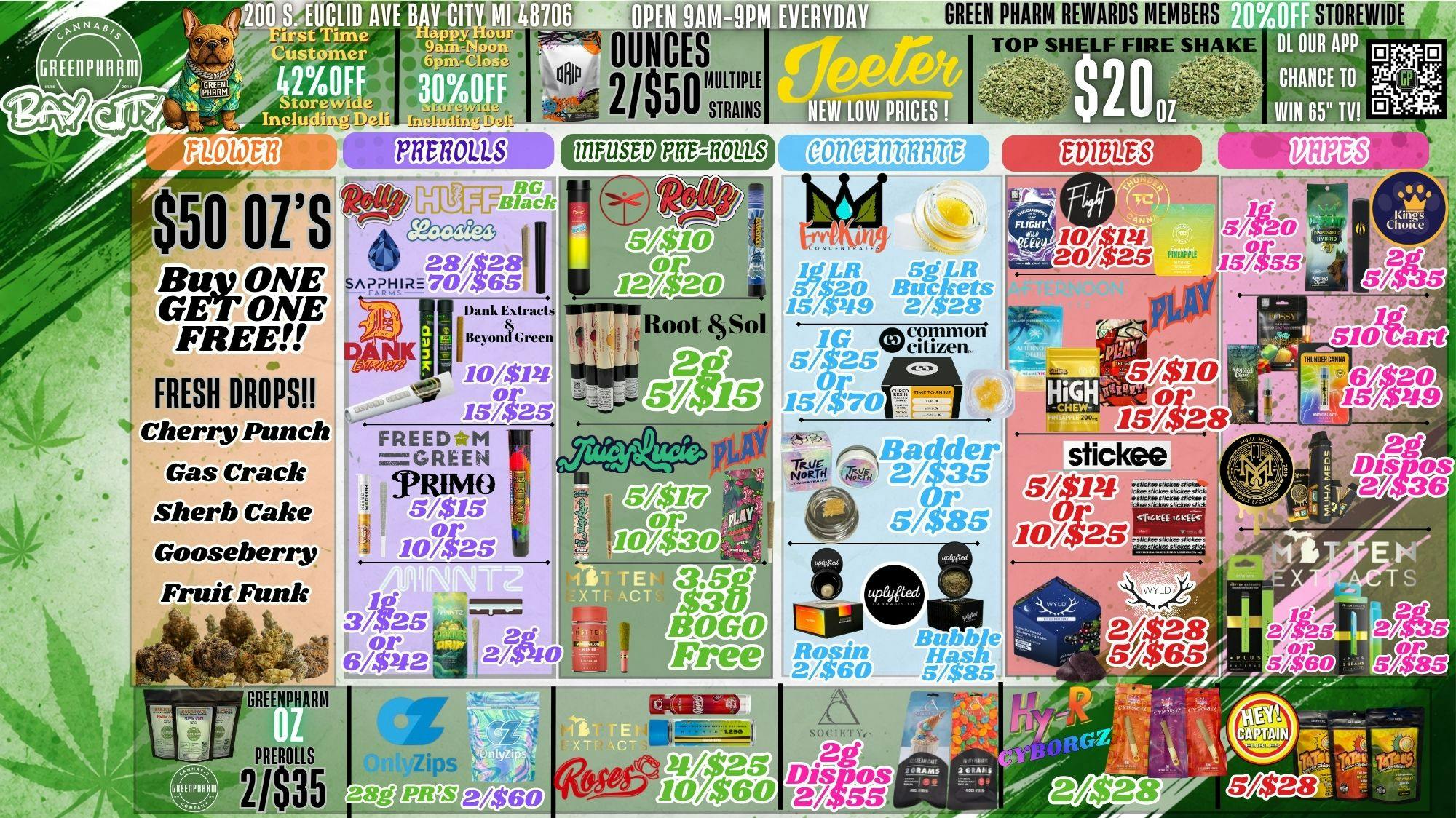 Green Pharm - Bay City - Recreational FIRE SALES & 42% off for First Timers