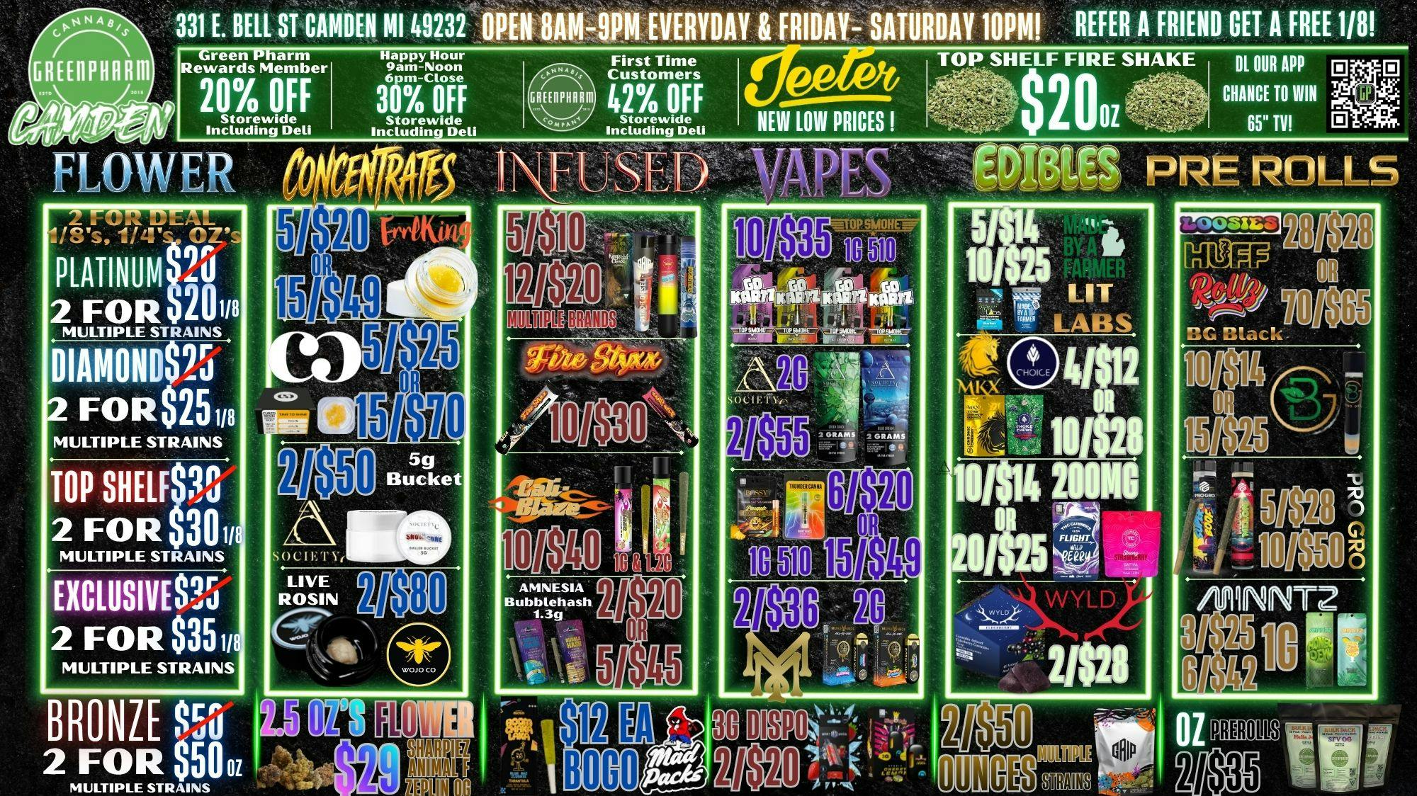 Green Pharm - Camden - NOW OPEN! FIRE SALES & 42% off first timers