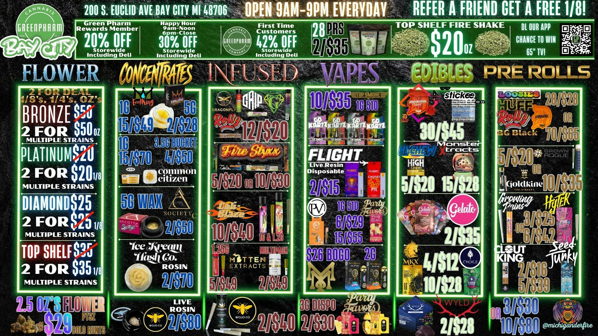 Green Pharm - Bay City - Recreational 42% OFF FOR ALL FRIST TIME SHOPPERS