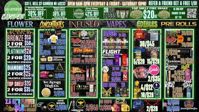 Green Pharm - Camden - NOW OPEN! 42% OFF FOR ALL FRIST TIME SHOPPERS