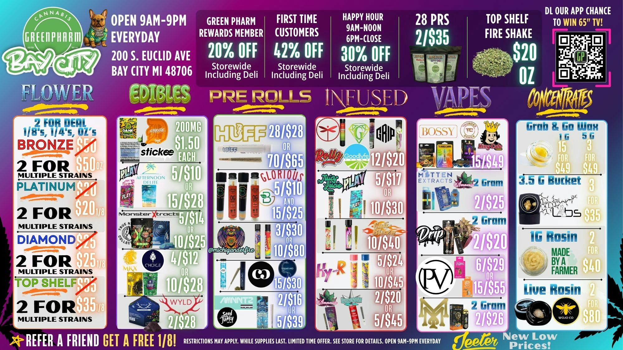 Green Pharm - Bay City - Recreational 42% OFF FOR ALL FRIST TIME SHOPPERS