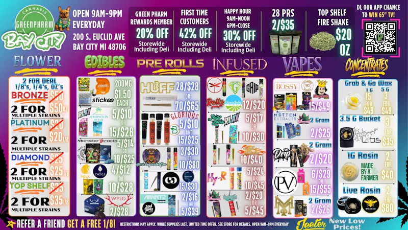 Green Pharm - Bay City - Recreational 42% OFF FOR ALL FRIST TIME SHOPPERS