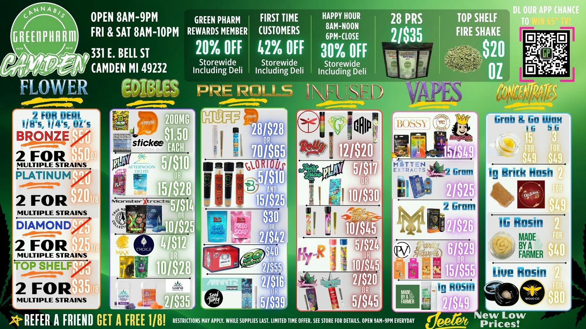 Green Pharm - Camden - NOW OPEN! 42% OFF FOR ALL FRIST TIME SHOPPERS