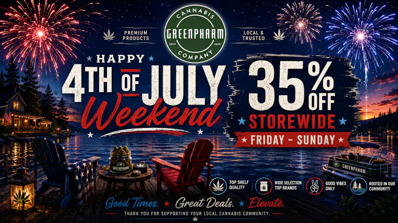Green Pharm - Camden - NOW OPEN! 35% off the ENTIRE STORE 4th July Weekend