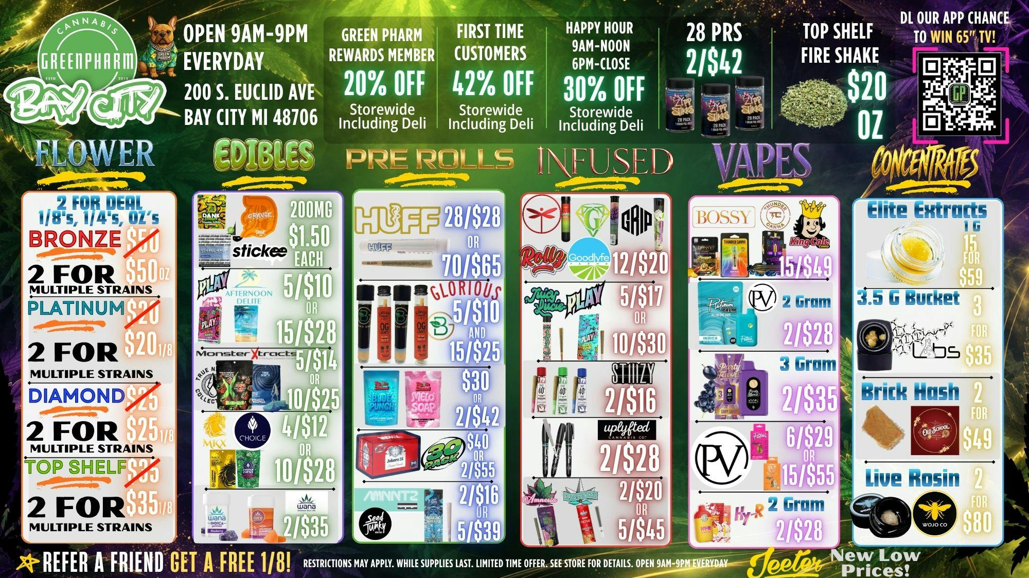 Green Pharm - Bay City - Recreational 42% OFF FOR ALL FIRST TIME SHOPPERS