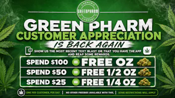 Green Pharm - Camden - NOW OPEN! Customer Appreciation Time @ Green Pharm