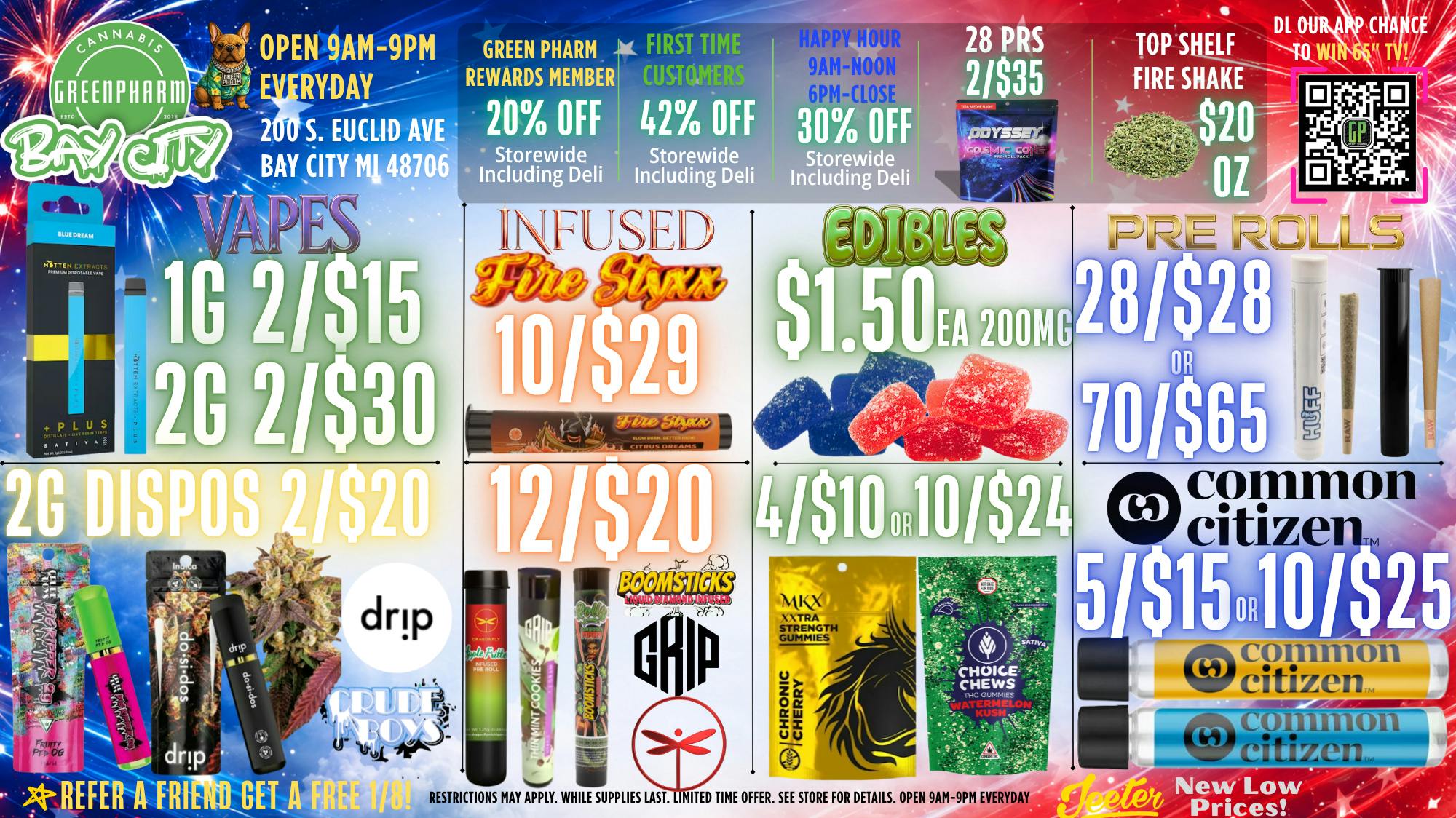 Green Pharm - Bay City - Recreational 42% off for ALL NEW SHOPPERS