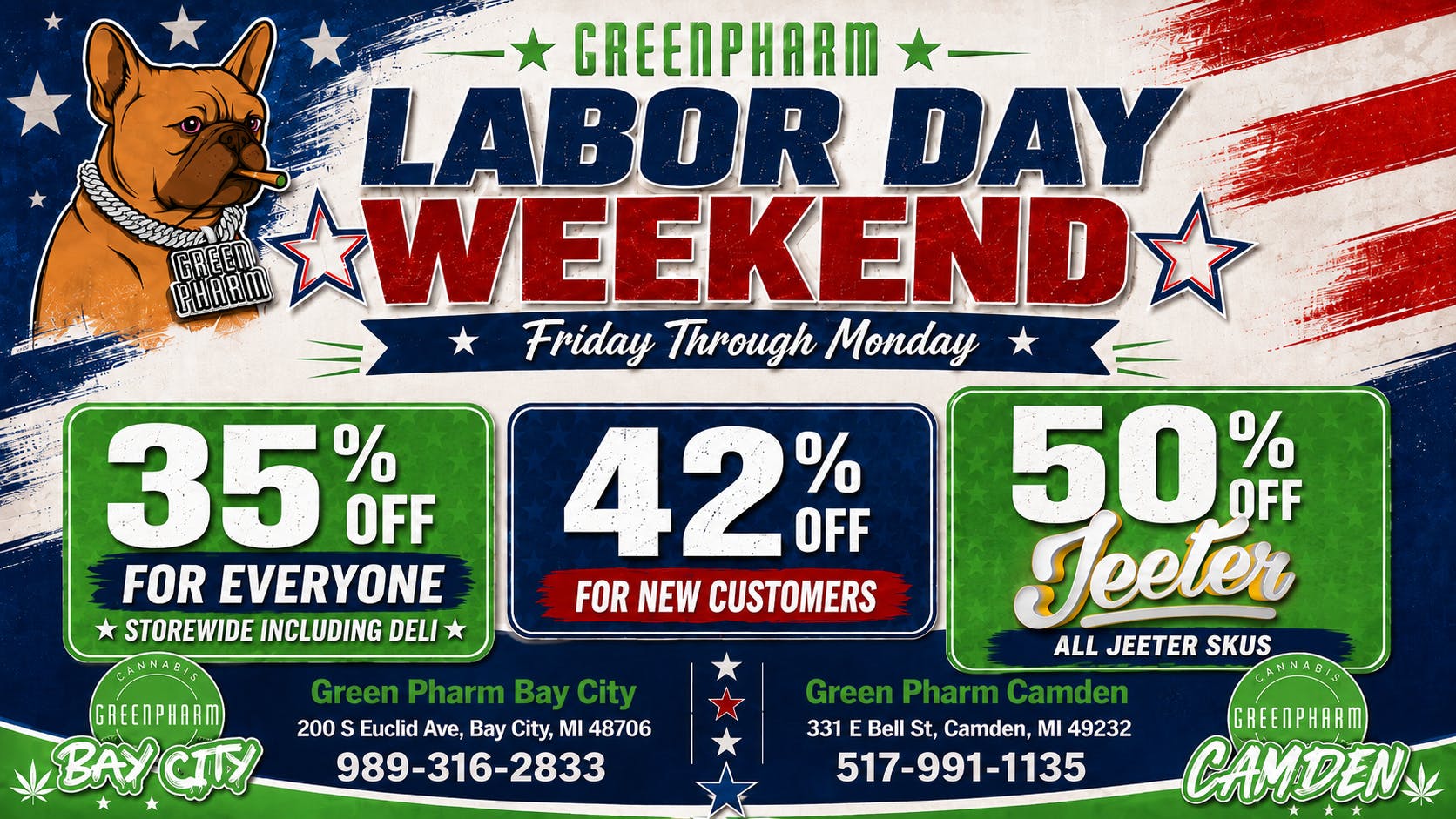 Green Pharm - Camden - NOW OPEN! 35% OFF FOR EVERYONE LABOR DAY WEEKEND