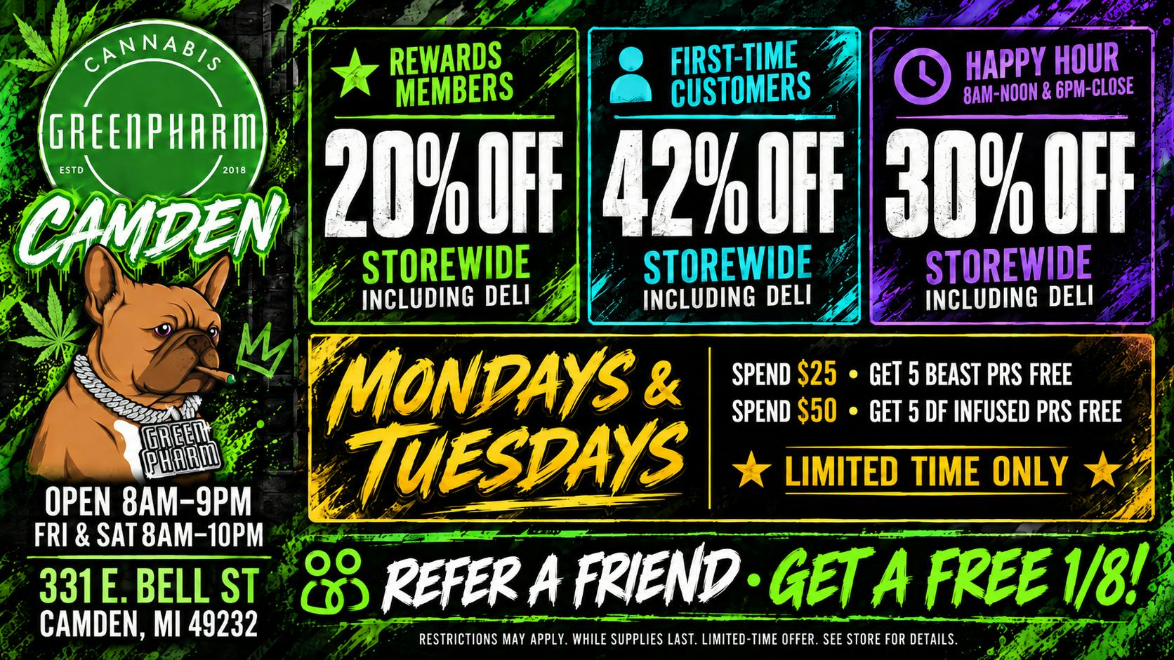 Green Pharm - Camden - NOW OPEN! 42% off ALL NEW CUSTOMERS