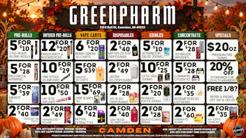 Green Pharm - Camden - NOW OPEN! Spooky Deals & 42% OFF for NEW CUSTOMERS