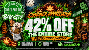 Green Pharm - Bay City - Recreational We Appreciate You - 42% OFF THE ENTIRE STORE