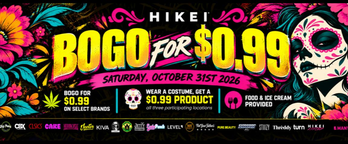 Hikei Cannabis BOGO DEAL HALLOWEEN!