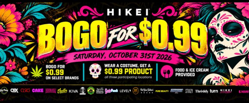 Hikei Cannabis BOGO DEAL HALLOWEEN!