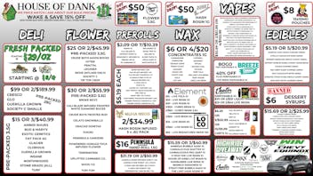 HOUSE OF DANK GARDEN CITY REC JEETER AIO LIVE RESIN $25 & LIQUID DIAMONDS $20