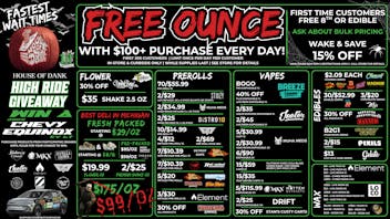HOUSE OF DANK NEW BUFFALO REC 🚨FREE OUNCE FIRST 300 CUSTOMERS W/ $100 PURCHASE