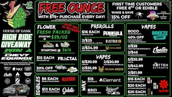 HOUSE OF DANK CENTER LINE REC 🚨FREE OUNCE FIRST 300 CUSTOMERS W/ $75 PURCHASE