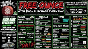 HOUSE OF DANK NEW BUFFALO REC 🚨FREE OUNCE FIRST 300 CUSTOMERS W/ $100 PURCHASE