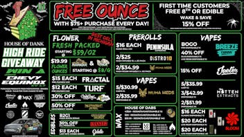 HOUSE OF DANK GRAND RAPIDS REC 🚨FREE OUNCE FIRST 300 CUSTOMERS W/ $75 PURCHASE